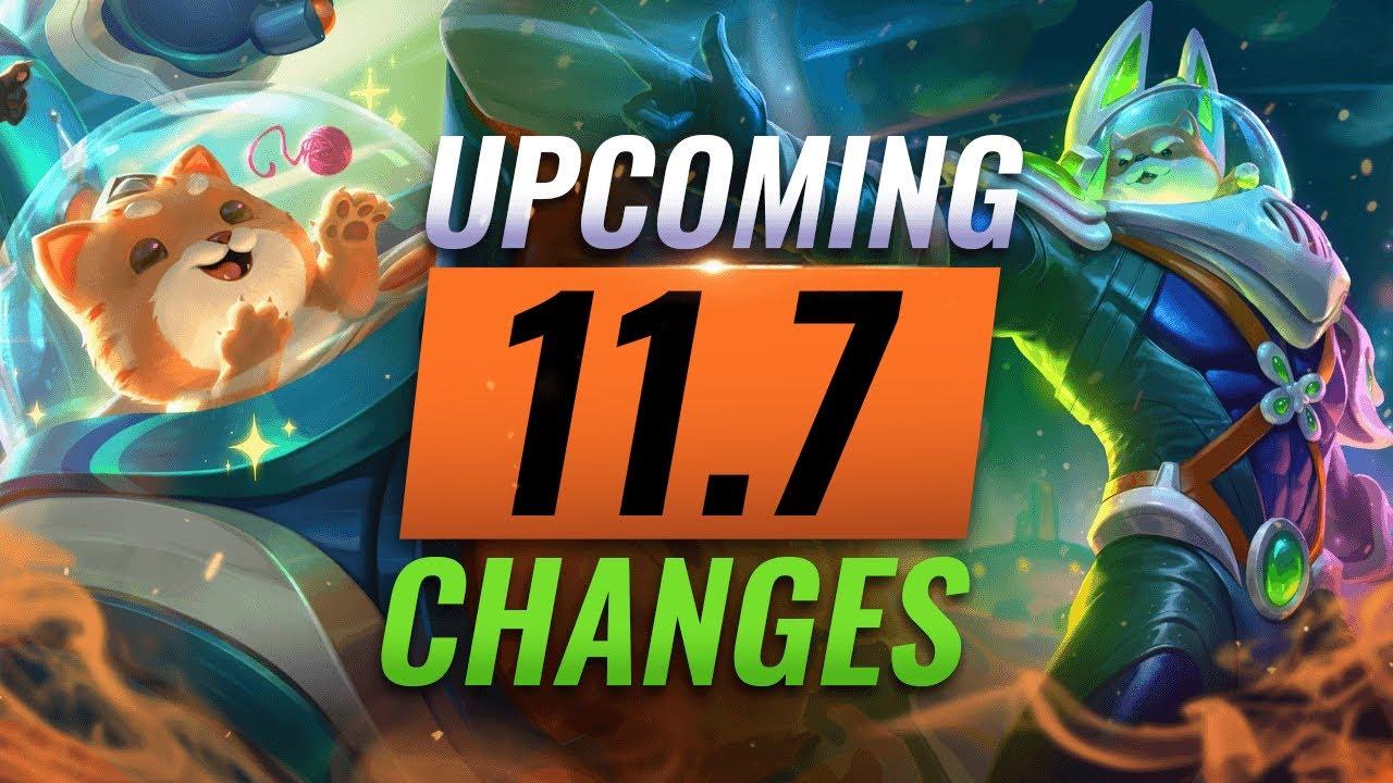 MASSIVE CHANGES: NEW BUFFS & NERFS Coming in Patch 11.7 - League of Legends thumbnail