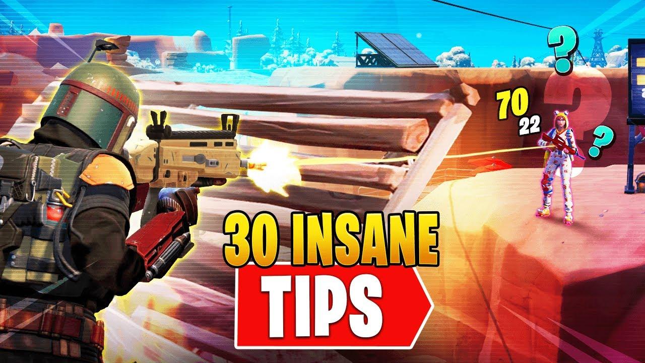 30 Quick Tips & Tricks So You Can Improve FAST & WIN MORE Fortnite GAMES! thumbnail