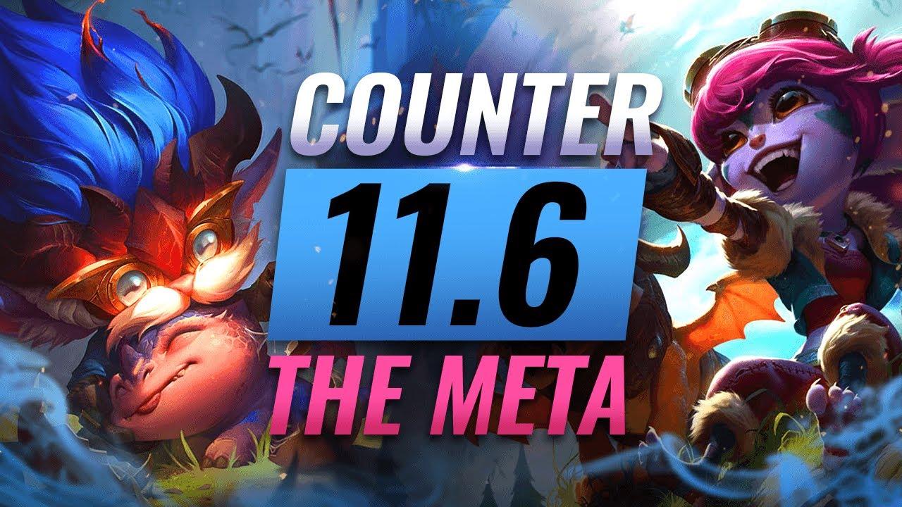 COUNTER THE META: How To DESTROY OP Champs for EVERY Role - League of Legends Patch 11.6 thumbnail