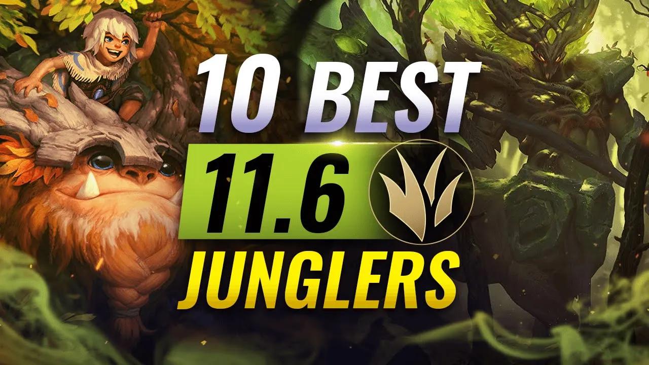 10 STRONGEST Junglers to CARRY WITH in Patch 11.6 - League of Legends thumbnail