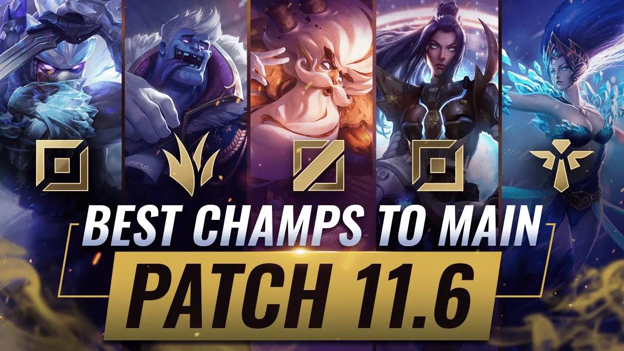 3 BEST Champions To MAIN For EVERY ROLE in Patch 11.6 - League of Legends thumbnail