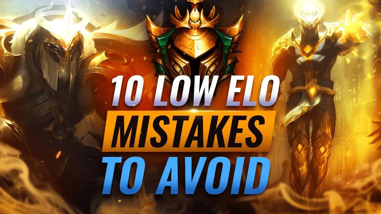 10 GAME-LOSING Mistakes EVERY Low Elo Player Makes - League of Legends Season 11 thumbnail