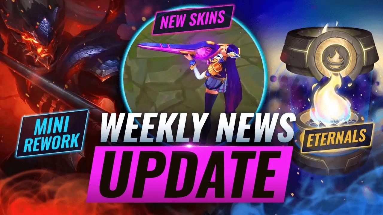 NEW UPDATES: NEW SKINS + LIFESTEAL CHANGES & MORE - League of Legends Season 11 thumbnail