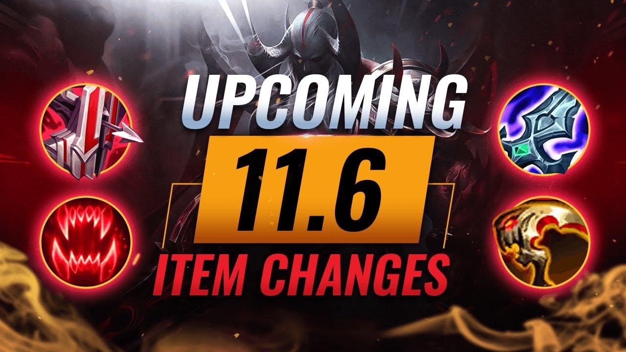 MASSIVE NERF: New upcoming 11.6 ITEM & RUNE Changes - League of Legends Season 11 thumbnail