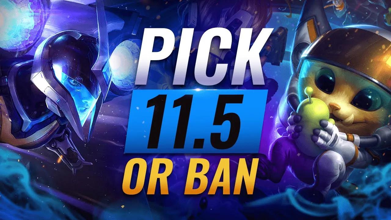 OP PICK or BAN: BEST Builds & Picks For EVERY Role - League of Legends Patch 11.5 thumbnail