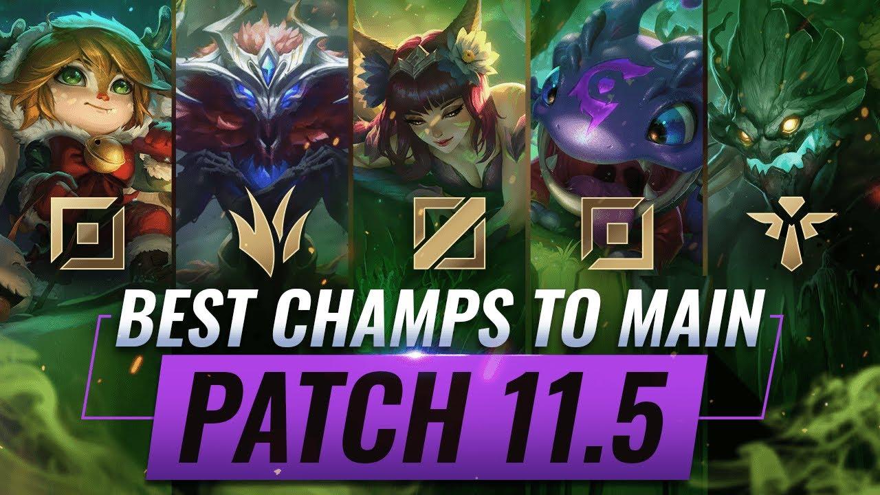 3 BEST Champions To MAIN For EVERY ROLE in Patch 11.5 - League of Legends thumbnail