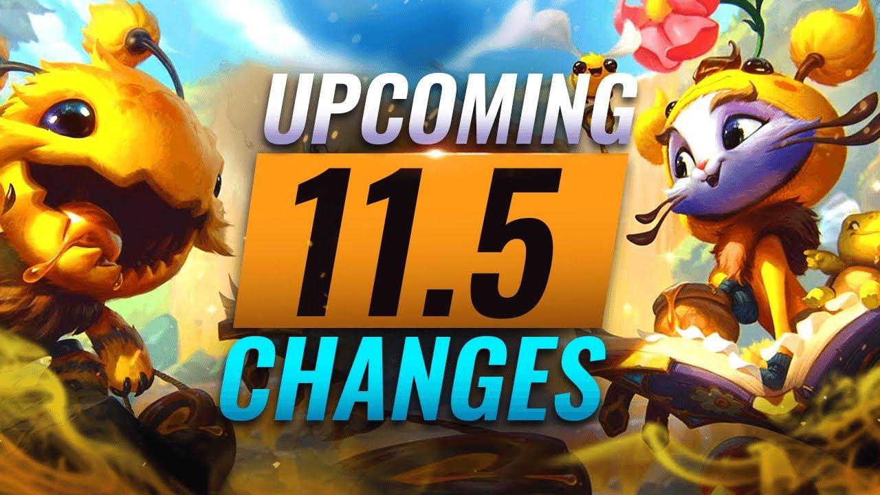 MASSIVE CHANGES: NEW BUFFS & NERFS Coming in Patch 11.5 - League of Legends thumbnail