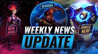 NEW UPDATES: UDYR REWORK + JUNGLE NERFS & MORE - League of Legends Season 11 thumbnail