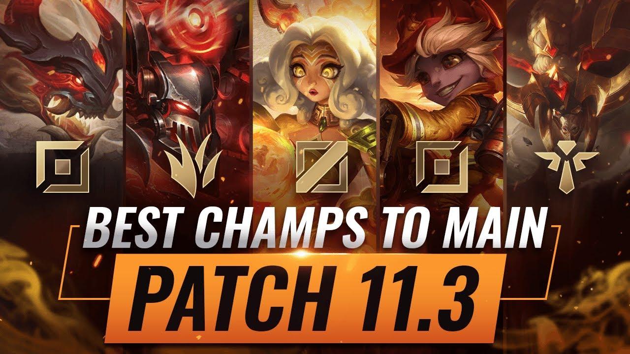 3 BEST Champions To MAIN For EVERY ROLE in Patch 11.3 - League of Legends thumbnail