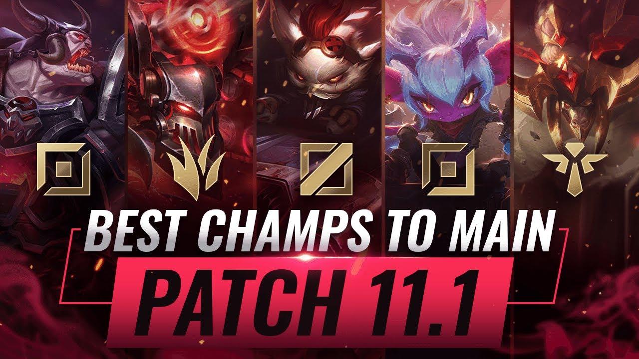 3 BEST Champions To MAIN For EVERY ROLE in Patch 11.1 - League of Legends thumbnail