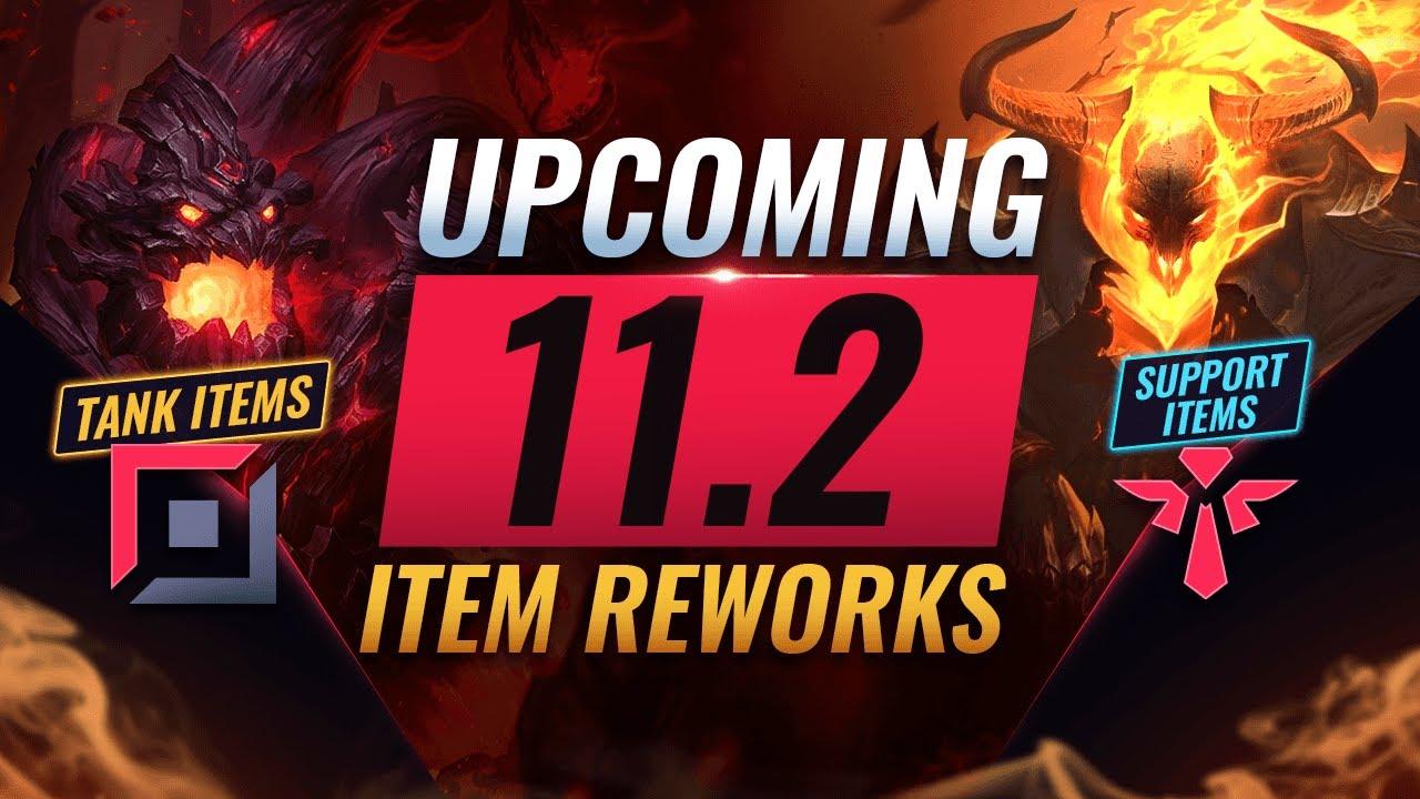 HUGE CHANGES: UPCOMING ITEM REWORKS For Tanks & Supports & MORE - League of Legends Patch 11.2 thumbnail