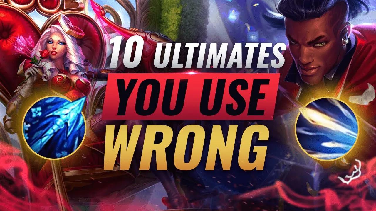 10 KEY Ultimates EVERYONE Uses WRONG - League of Legends thumbnail