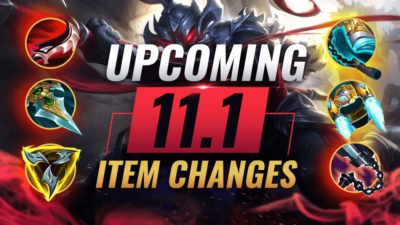 NEW UPCOMING Patch 11.1 ITEM CHANGES - League of Legends Season 11 thumbnail