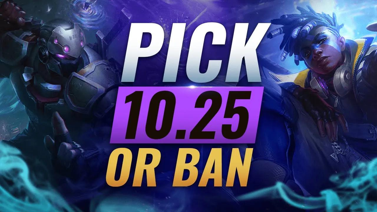 OP PICK or BAN: BEST Builds & Picks For EVERY Role - League of Legends Patch 10.25 thumbnail