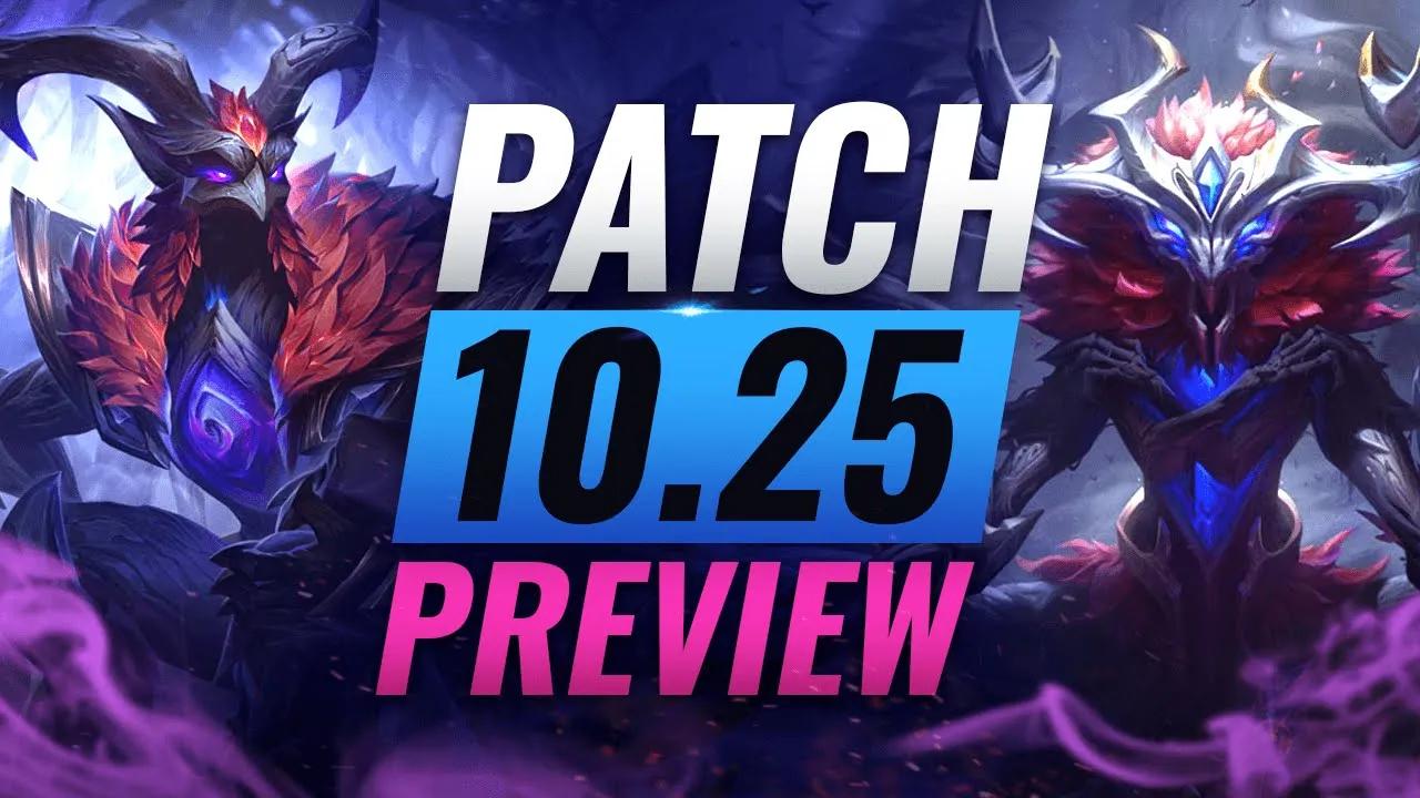 NEW PATCH PREVIEW: Upcoming Changes List For Patch 10.25 - League of Legends Preseason 11 thumbnail