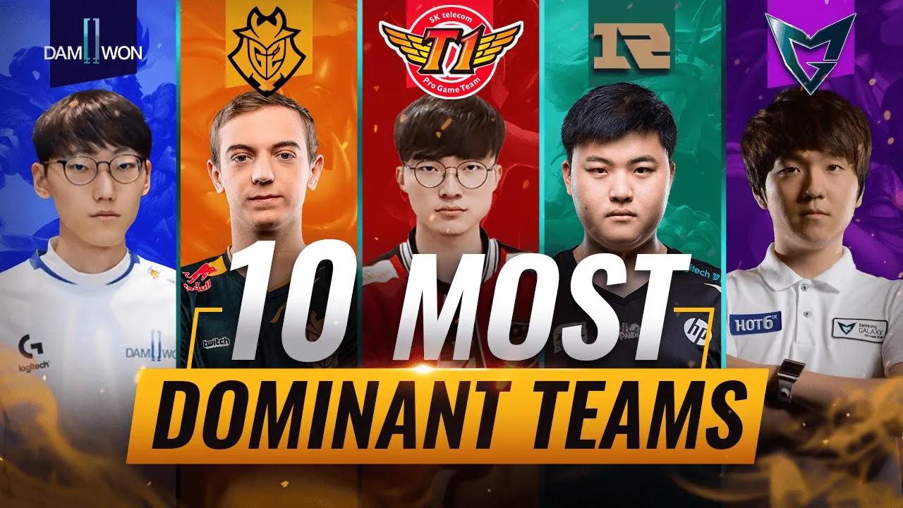 10 MOST DOMINANT Teams in League of Legends Esports History thumbnail