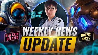 NEW UPDATES: NAUTILUS SKIN DELAYED + Doublelift RETIRED + Amumu Hotfix NERFED - League of Legends thumbnail