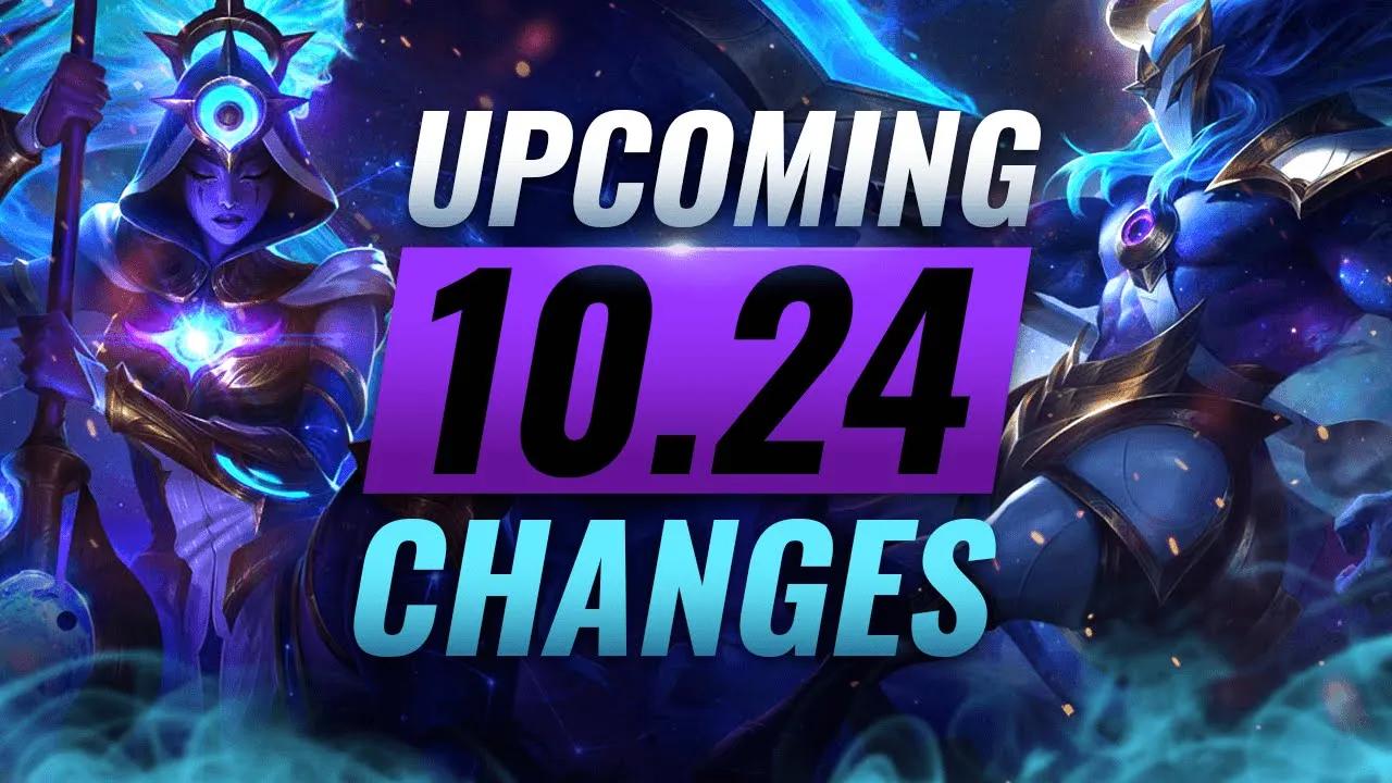 MASSIVE CHANGES: New Buffs & NERFS Coming in PRESEASON Patch 10.24 - League of Legends thumbnail