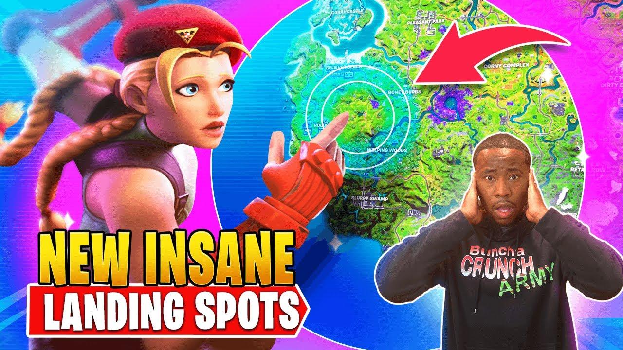 4 Overpowered Landing spots For EASY WINS & LOOT! - Fortnite Tips & Tricks thumbnail