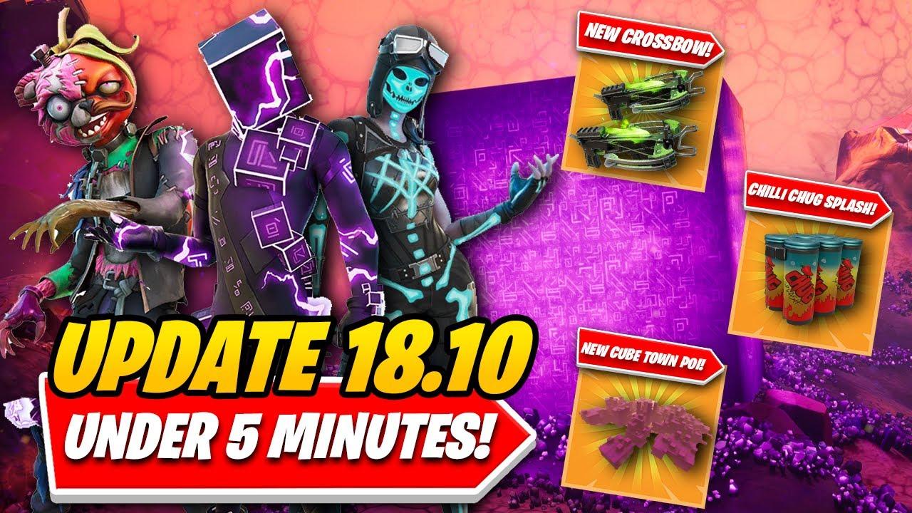 Fortnite Update 18.10: EVERYTHING You NEED TO KNOW In UNDER 5 MINUTES! New Arena Details & MUCH MORE thumbnail