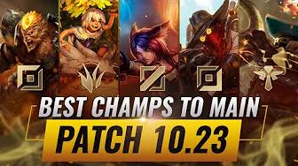 3 BEST Champions To MAIN For EVERY ROLE in Patch 10.23 - League of Legends Preseason 11 thumbnail