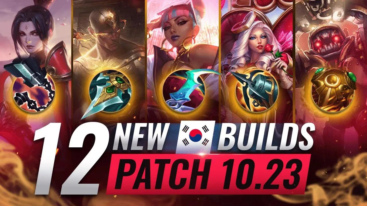 12 NEW OP Korean Builds YOU MUST TRY in PRESEASON - League of Legends Patch 10.23 thumbnail