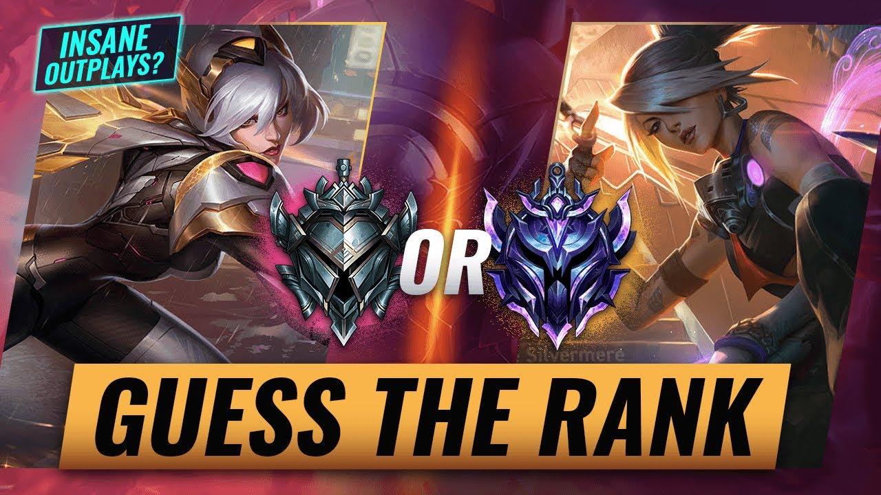 GUESS THE RANK: "SMURFING or Just INSANE?" - League of Legends thumbnail