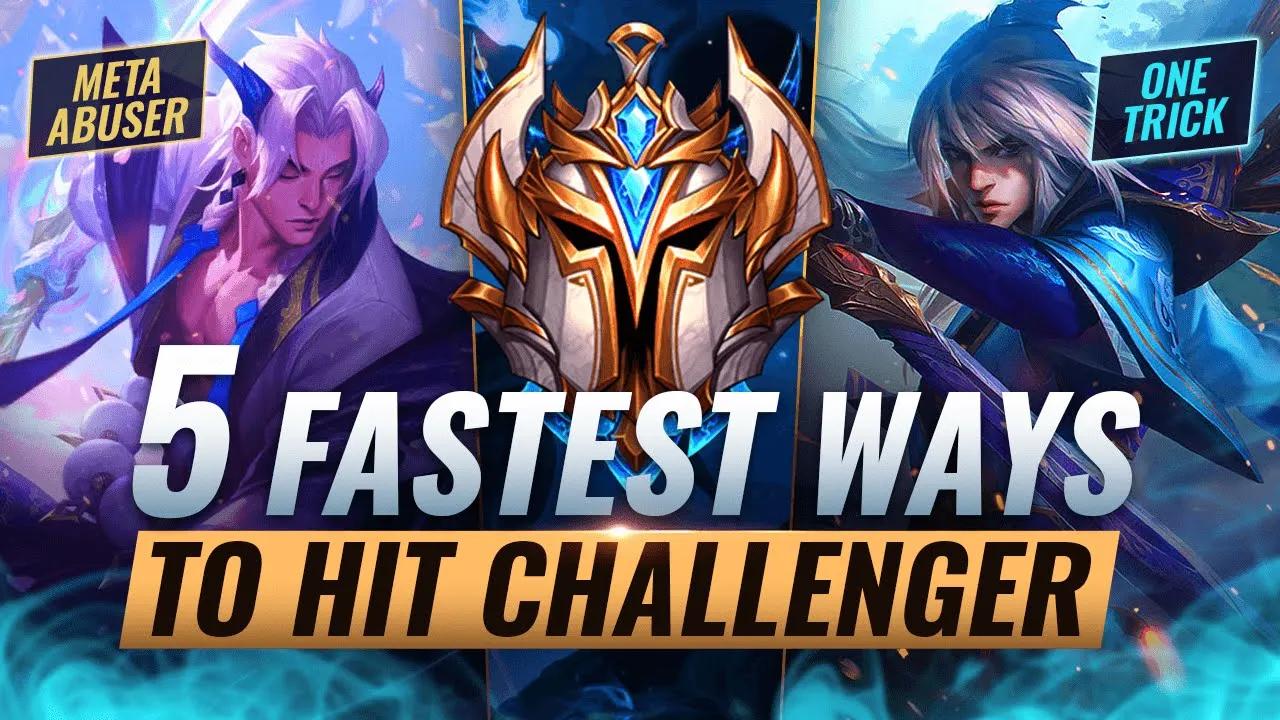 5 FASTEST Ways To Climb To CHALLENGER in League of Legends thumbnail