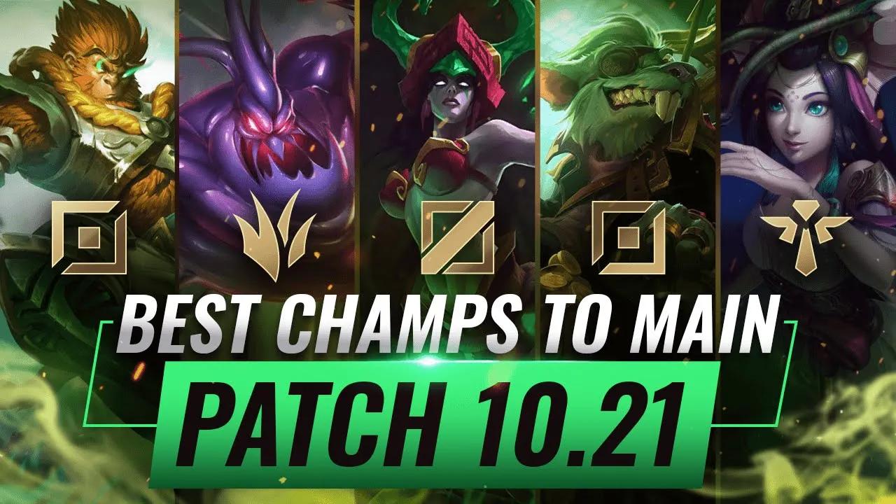 3 BEST Champions To MAIN For EVERY ROLE in Patch 10.21 - League of Legends Season 10 thumbnail