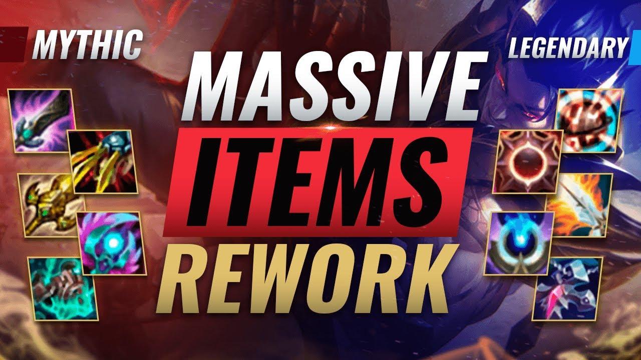 MASSIVE CHANGES: 22 MYTHIC Items + 14 LEGENDARY Items REVEALED - League of Legends Season 11 thumbnail