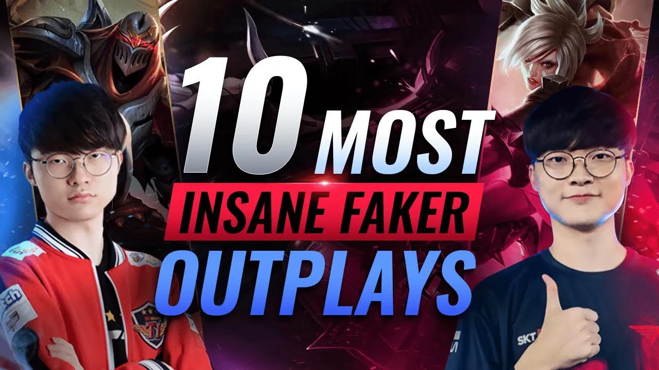 10 Most INSANE FAKER OUTPLAYS In League of Legends Esports History thumbnail