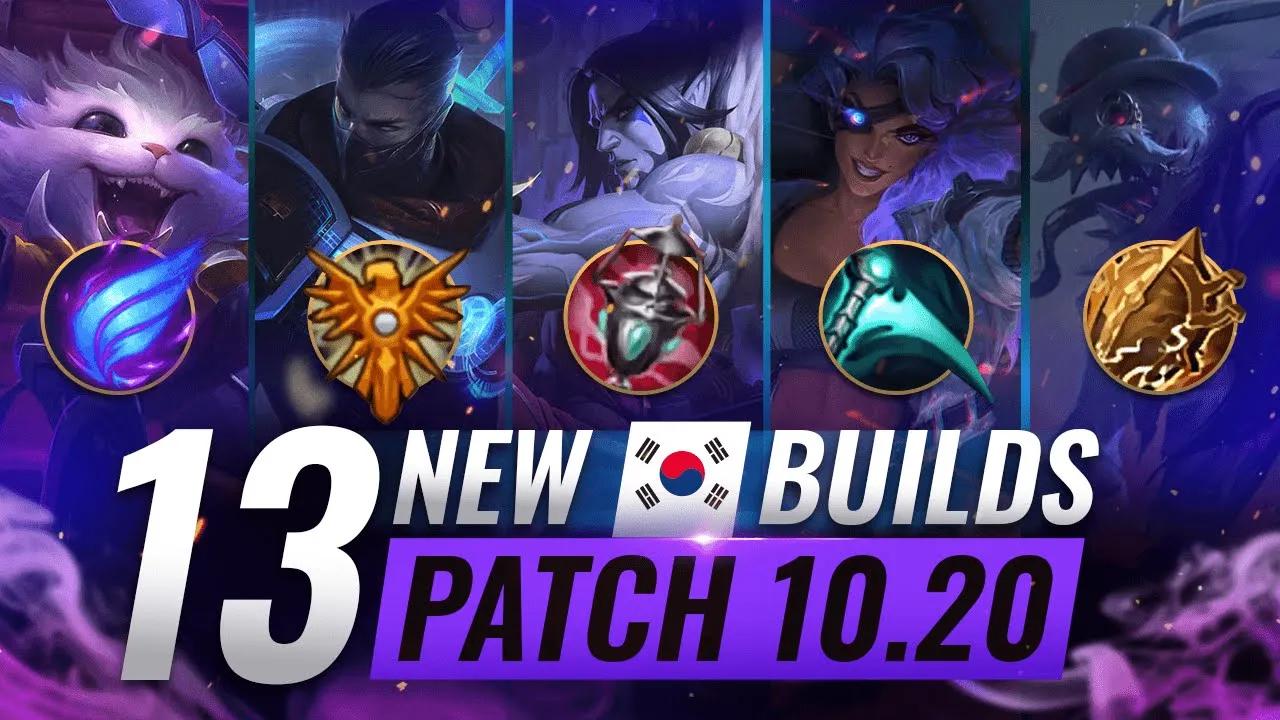 13 NEW BROKEN Korean Builds YOU SHOULD ABUSE in Patch 10.20 - League of Legends Season 10 thumbnail