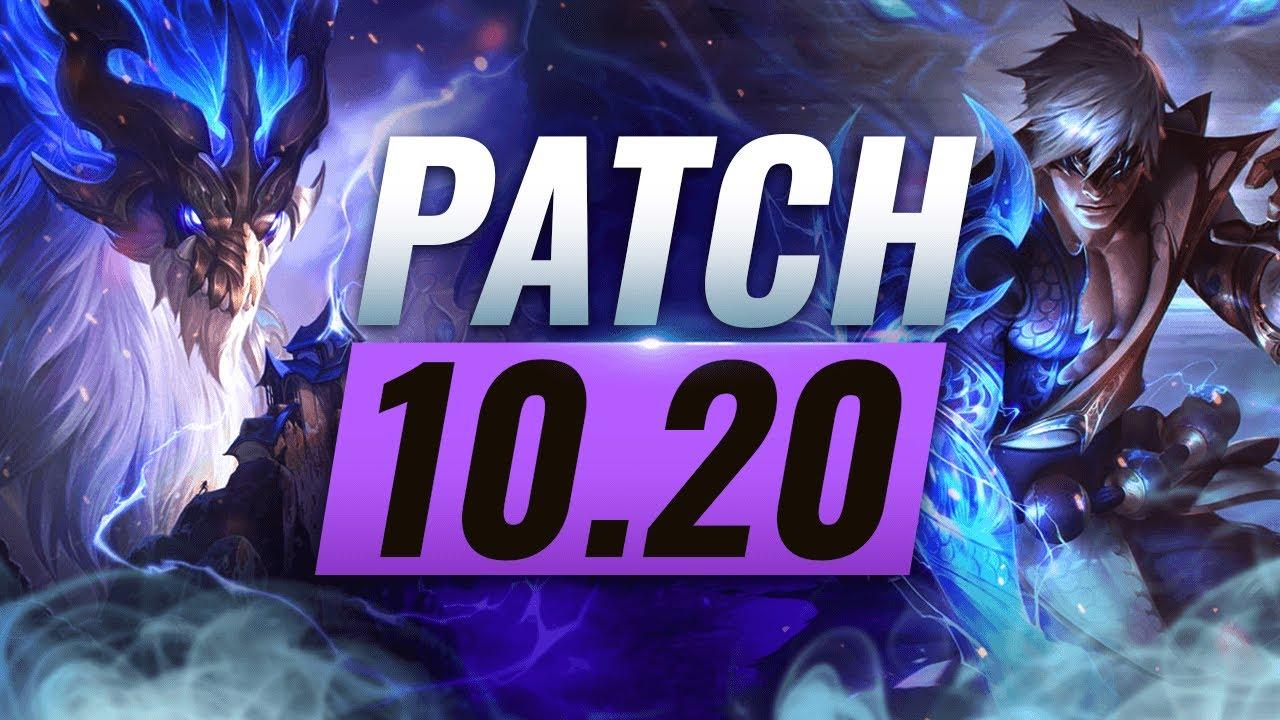 Best Champions TIER List – League of Legends Patch 10.20 thumbnail