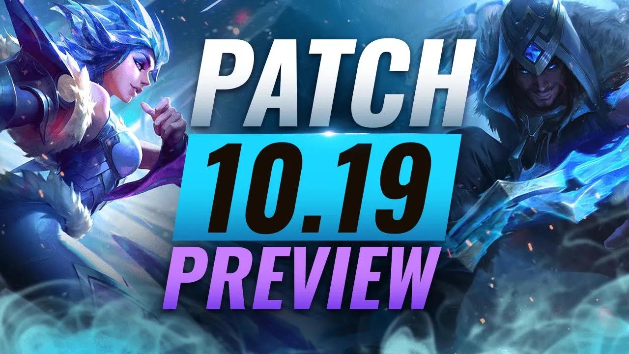 NEW PATCH PREVIEW: Upcoming Changes List for Patch 10.19 WORLDS PATCH - League of Legends Season 10 thumbnail