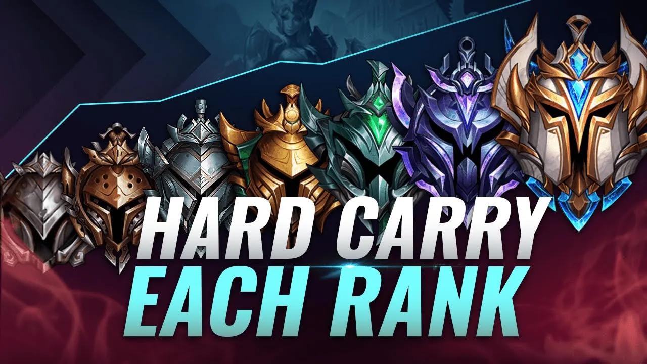 HOW TO HARD CARRY IN EACH RANK & CLIMB - League of Legends Season 10 thumbnail