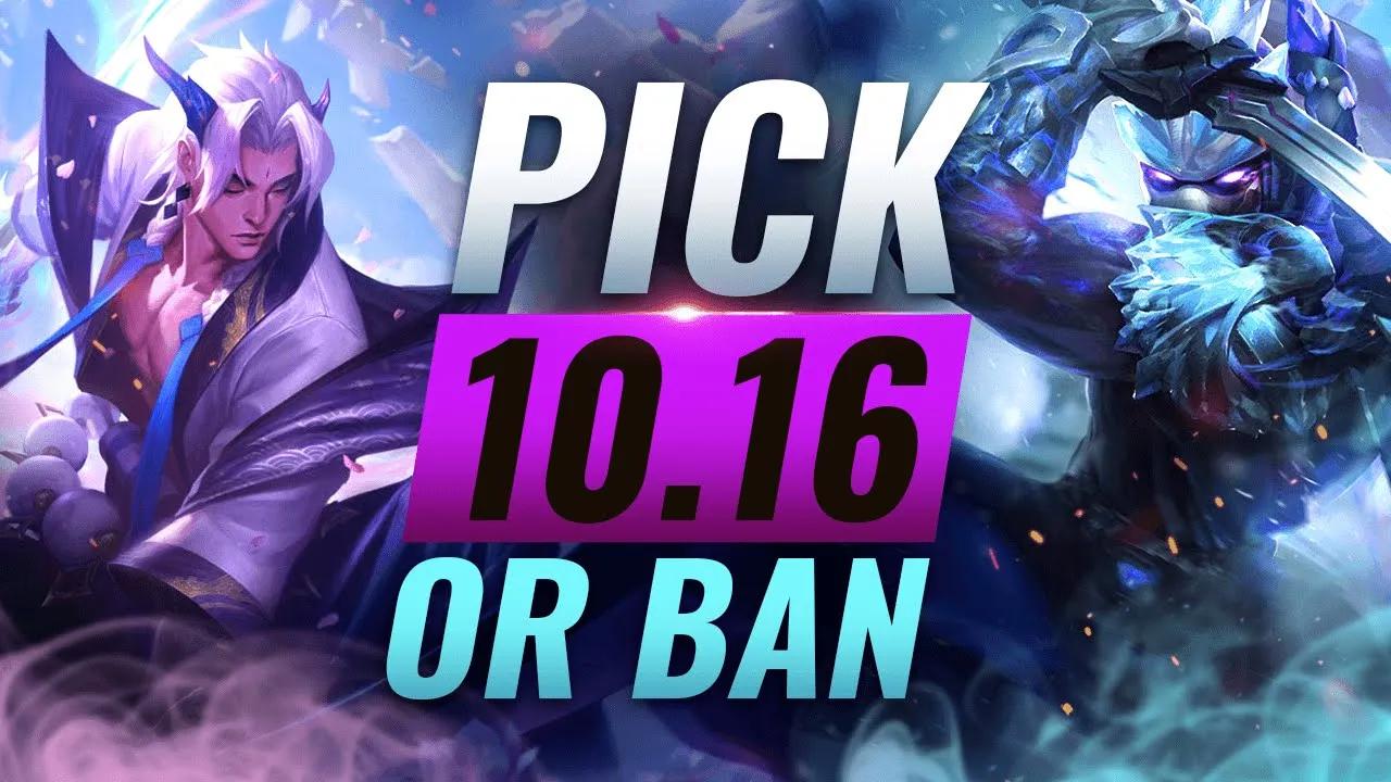 OP PICK or BAN: BEST Builds For EVERY Role - League of Legends Patch 10.16 thumbnail