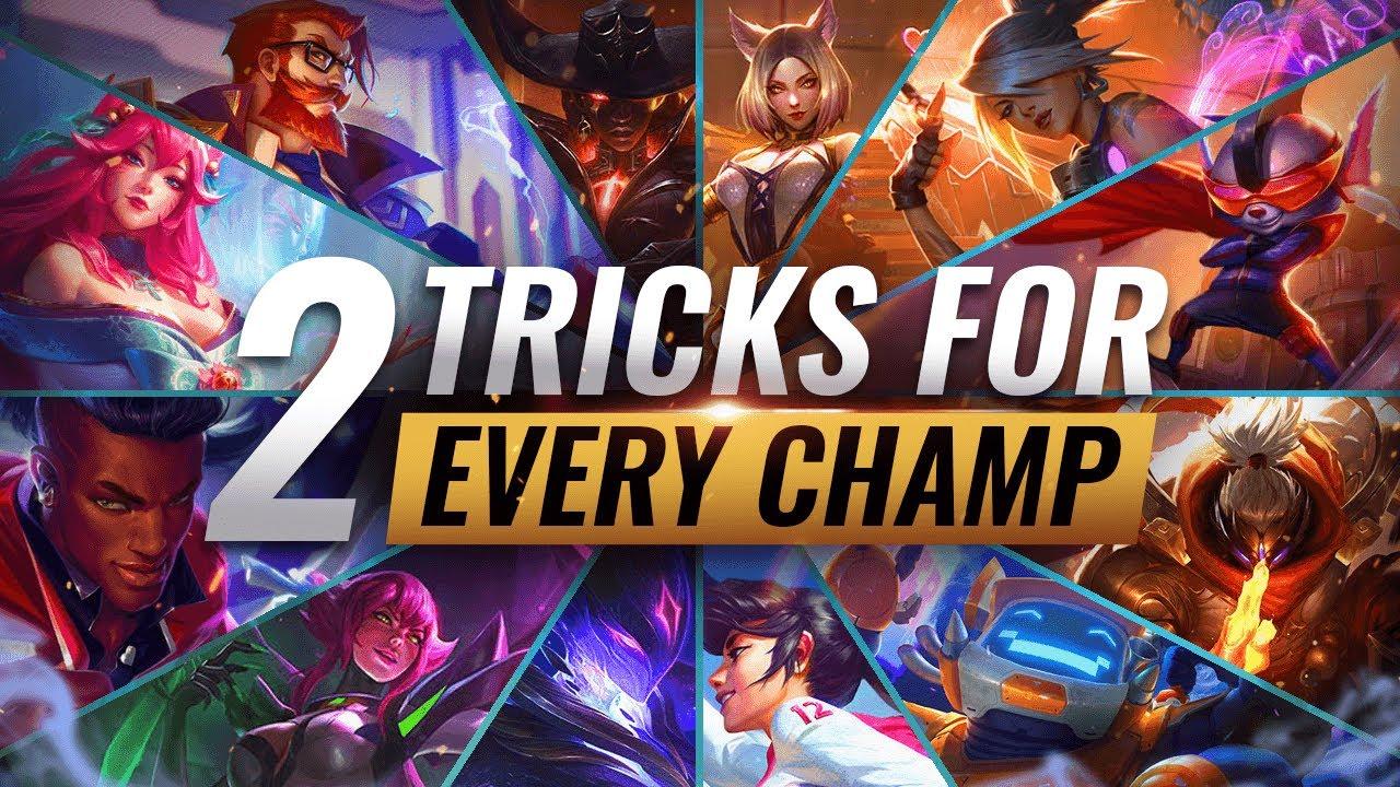 2 INSANE TRICKS FOR EVERY CHAMPION in League of Legends - Season 10 thumbnail