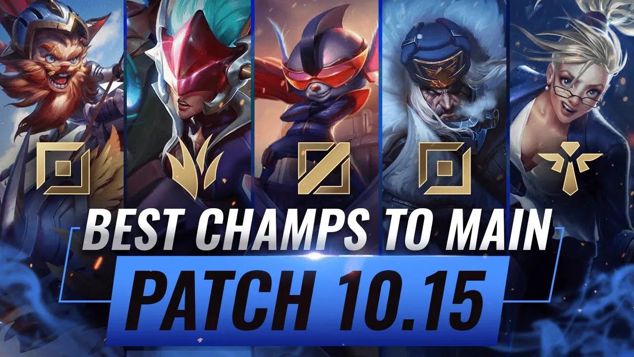 3 BEST Champions To MAIN For EVERY ROLE in Patch 10.15 - League of Legends Season 10 thumbnail