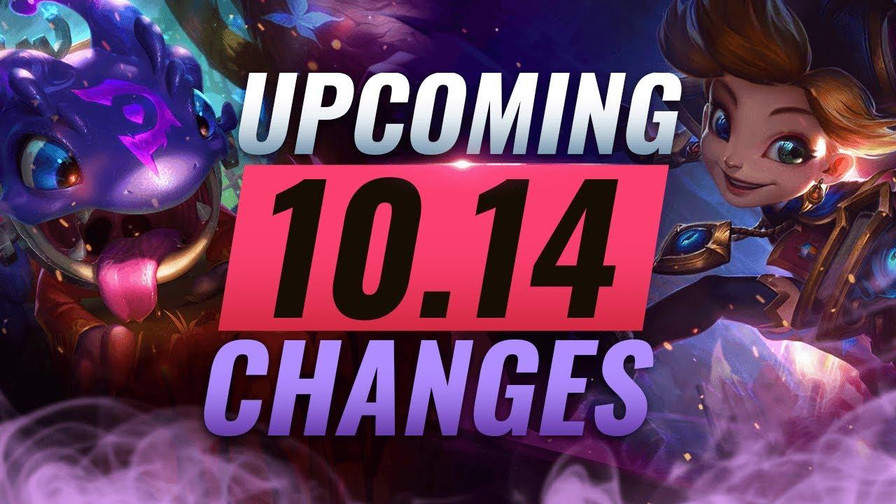 MASSIVE CHANGES: New Buffs & NERFS Coming in Patch 10.14 - League of Legends thumbnail