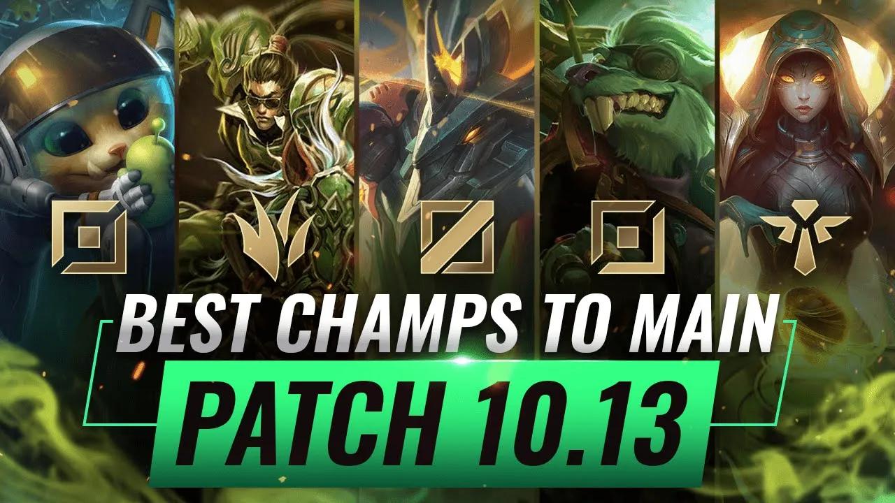 3 BEST Champions To MAIN For EVERY ROLE in Patch 10.13 - League of Legends Season 10 thumbnail