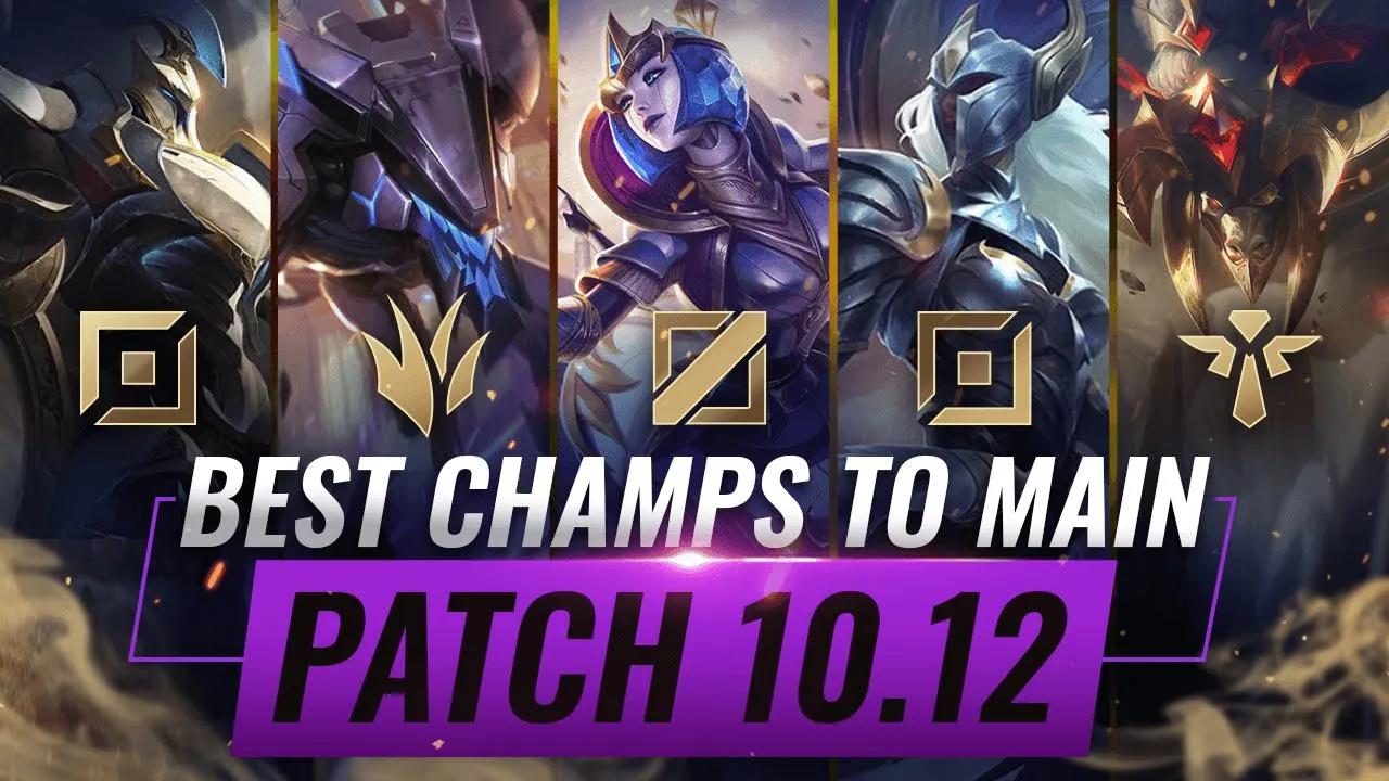 3 BEST Champions To MAIN For EVERY ROLE in Patch 10.12 - League of Legends Season 10 thumbnail