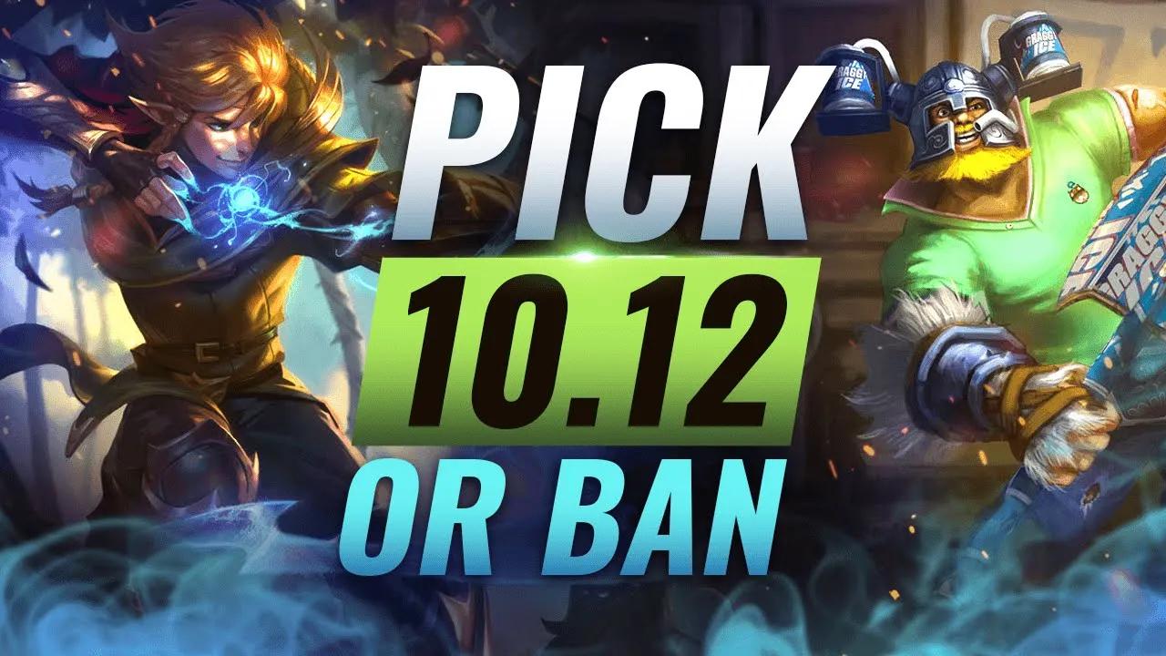 OP PICK or BAN: BEST Builds For EVERY Role - League of Legends Patch 10.12 thumbnail