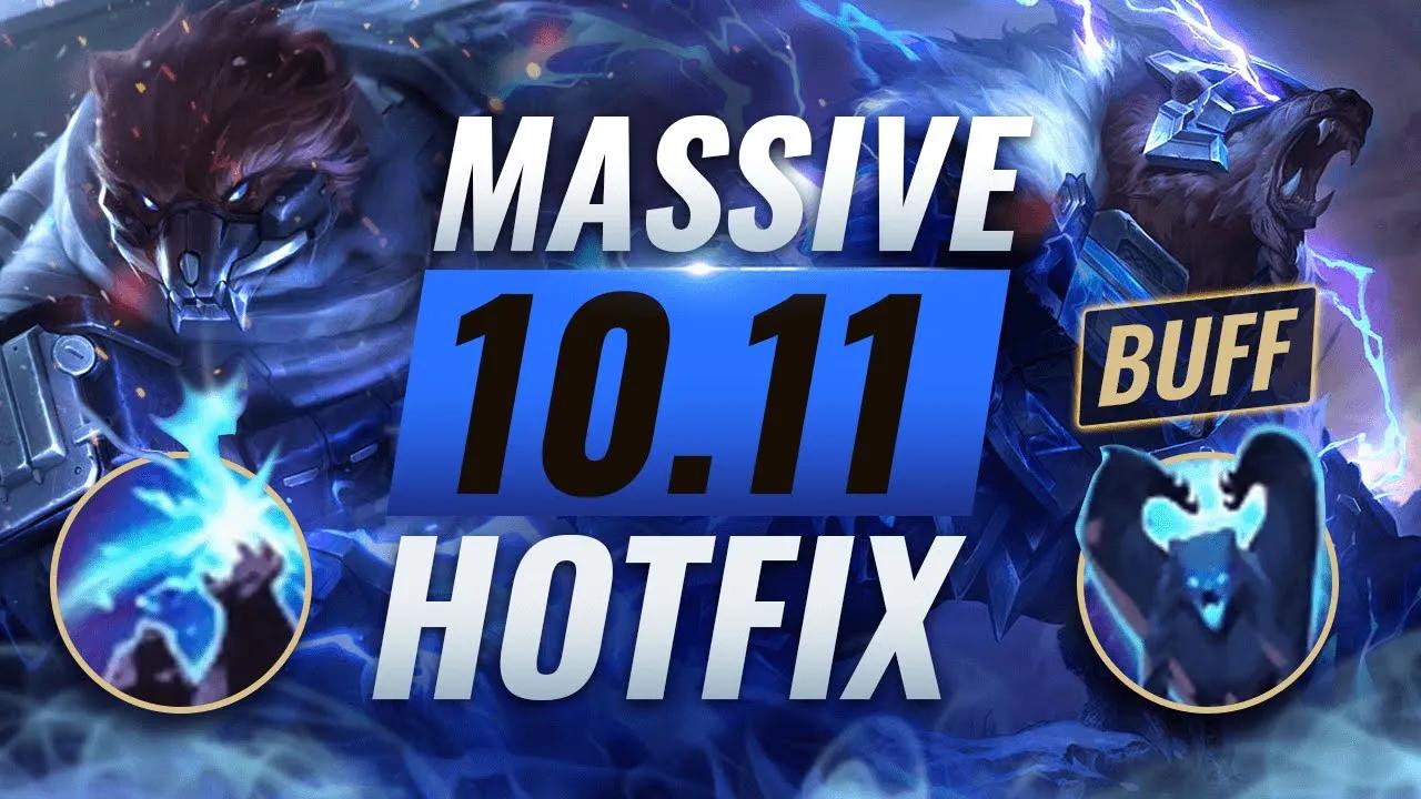 MASSIVE HOTFIX BUFFS: Volibear Rework EMERGENCY Changes Patch 10.11 - League of Legends Season 10 thumbnail