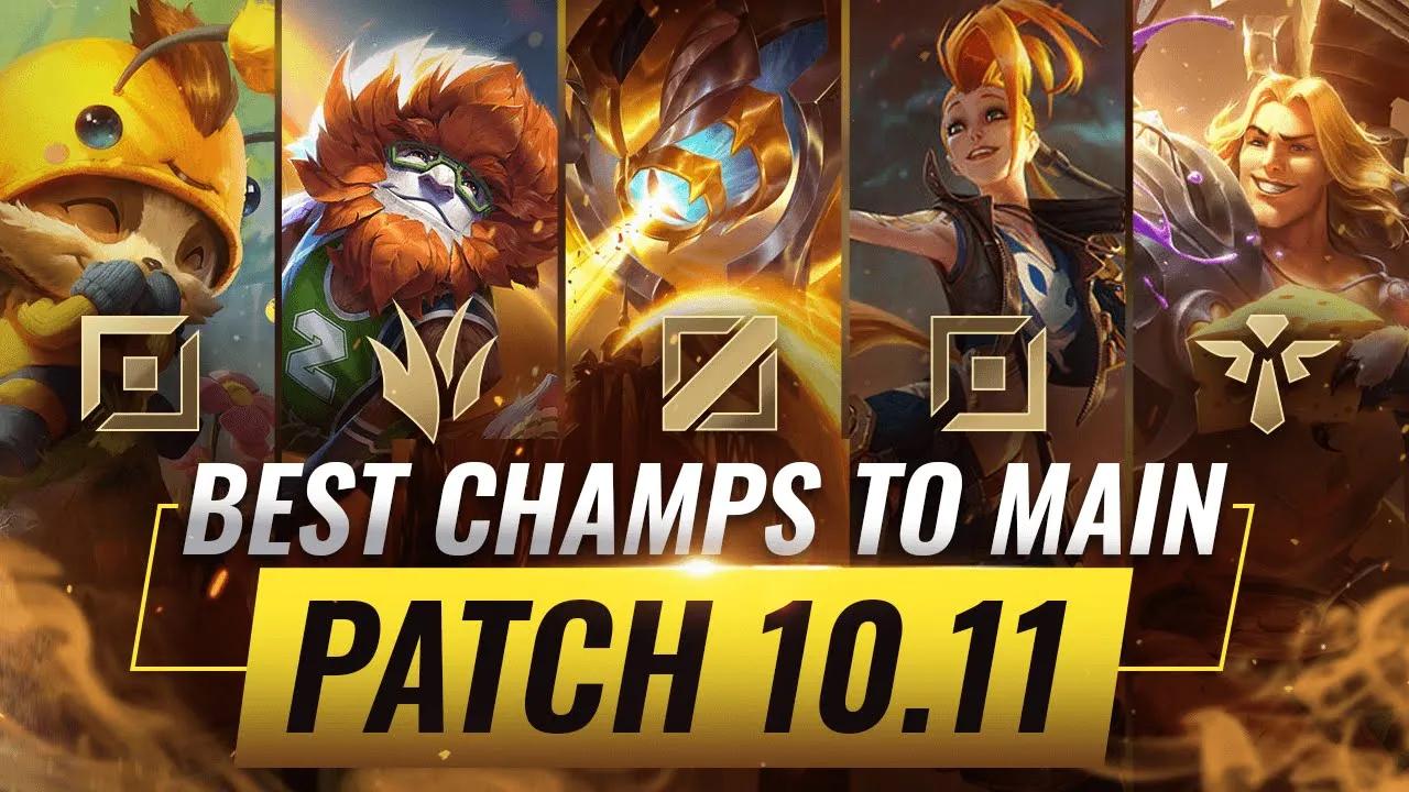 3 BEST Champions To MAIN For EVERY ROLE in Patch 10.11 - League of Legends Season 10 thumbnail