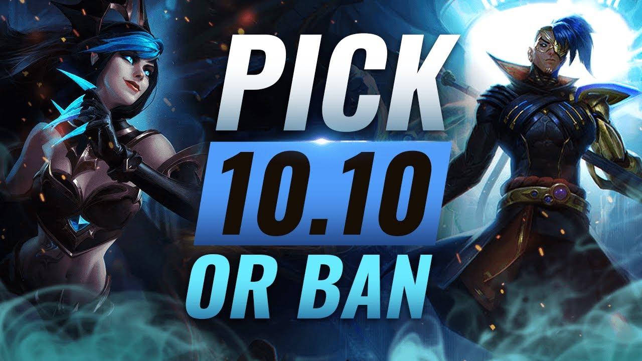 OP PICK or BAN: BEST Builds For EVERY Role - League of Legends Patch 10.10 thumbnail