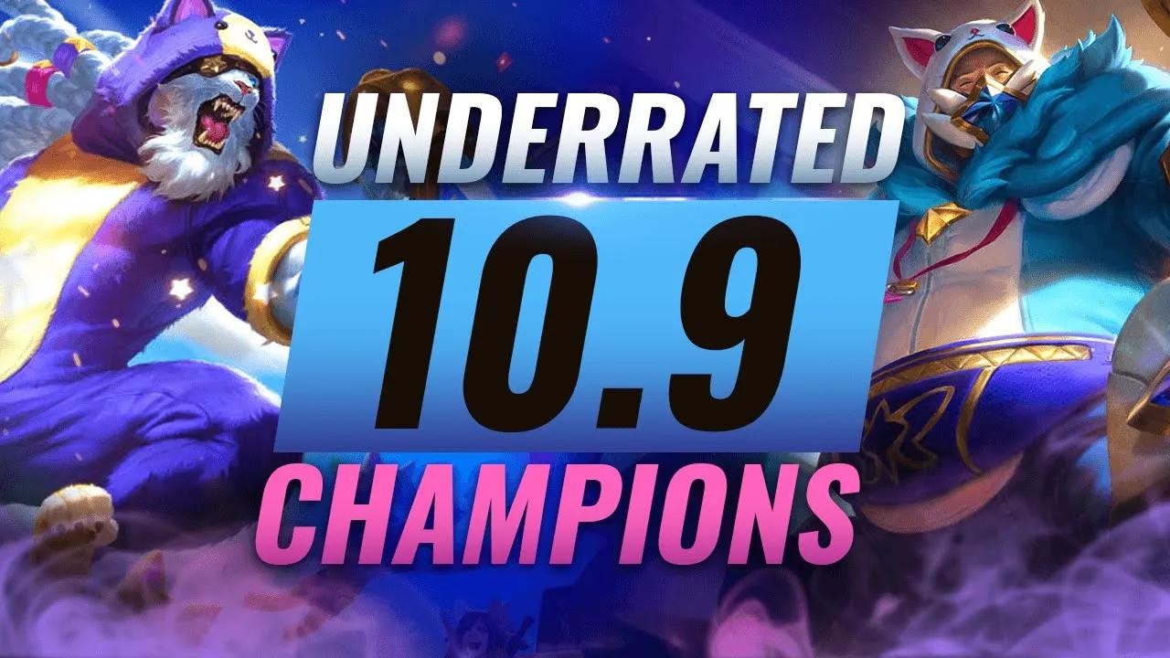 10 INCREDIBLY Underrated Champions YOU SHOULD ABUSE in Patch 10.9 - League of Legends Season 10 thumbnail