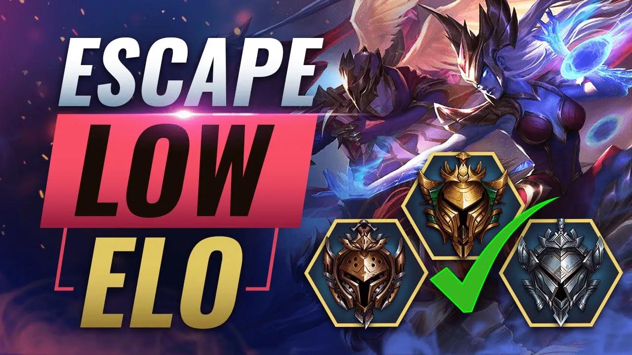 The ULTIMATE Guide To ESCAPING Low Elo (Gold/Silver/Bronze/Iron) - League of Legends Season 10 thumbnail