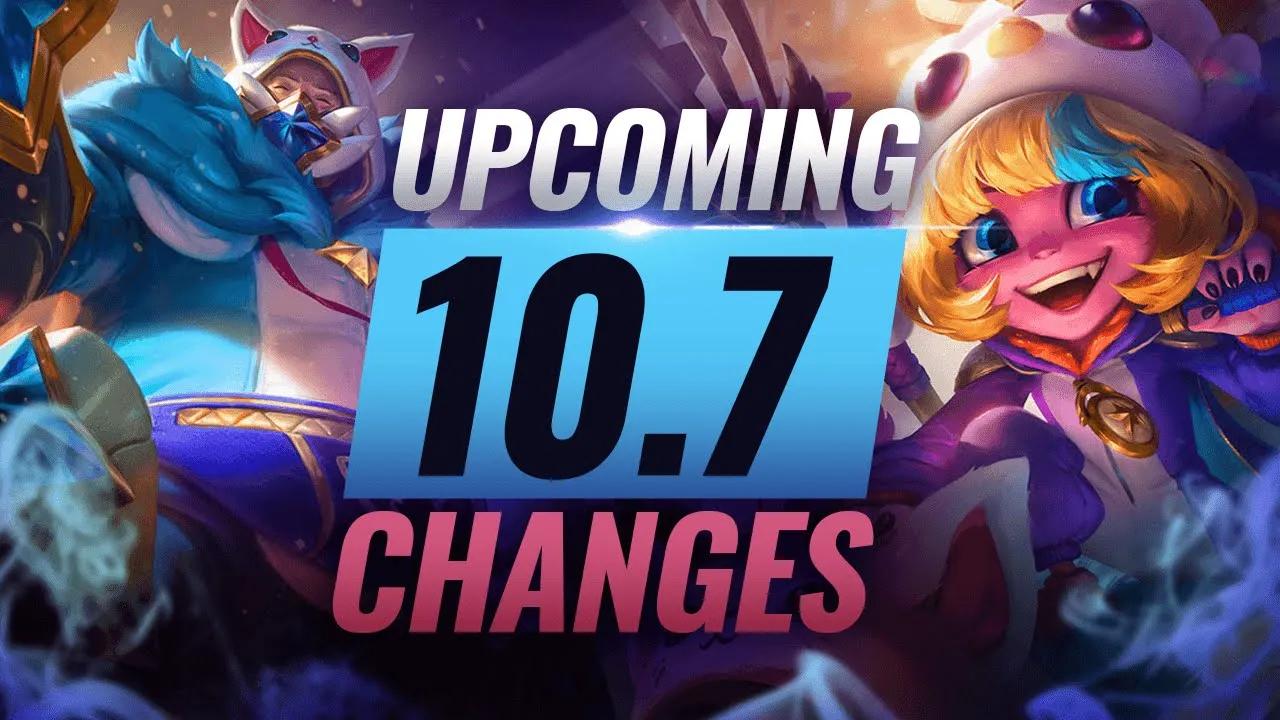 MASSIVE CHANGES: New Buffs & REWORKS Coming in Patch 10.7 - League of Legends thumbnail