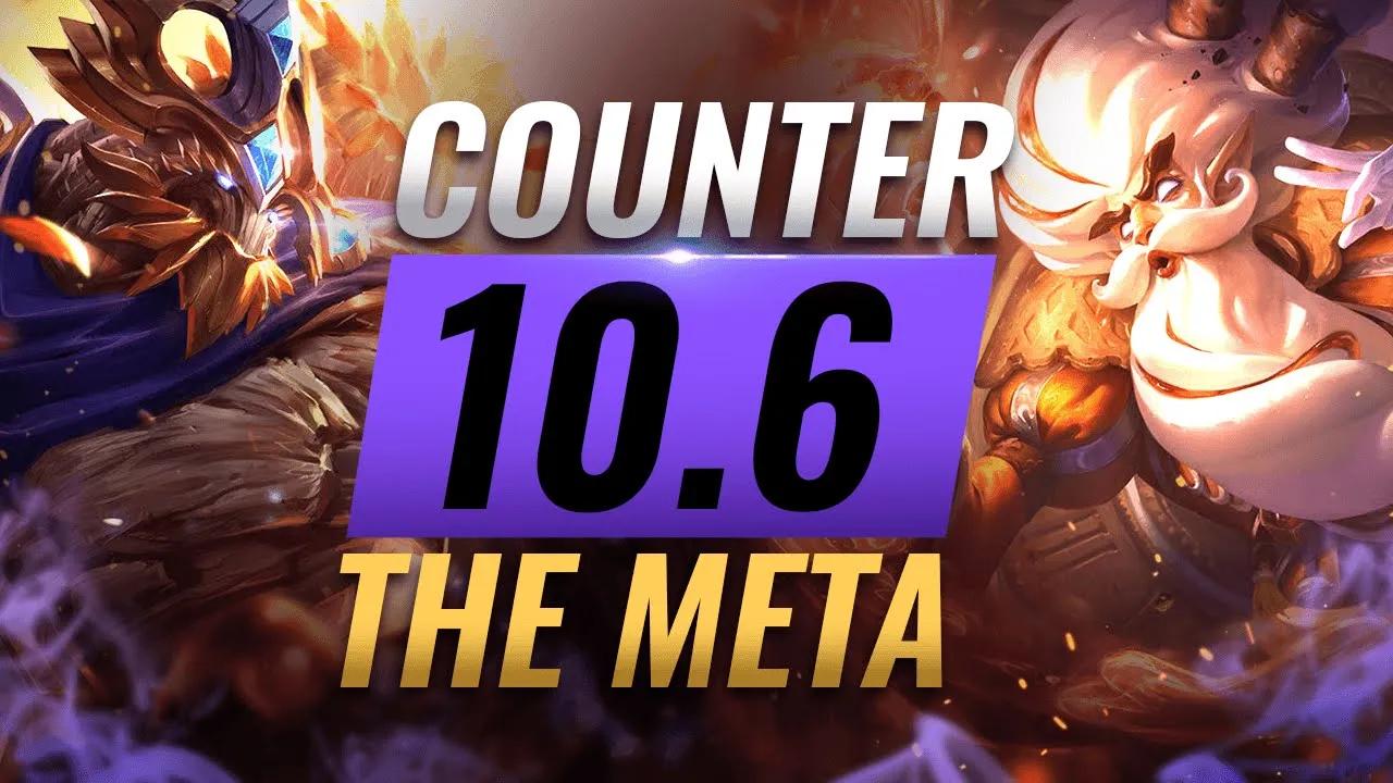 COUNTER THE META: BEST Counterpicks For EVERY ROLE - Patch 10.6 - League of Legends Season 10 thumbnail