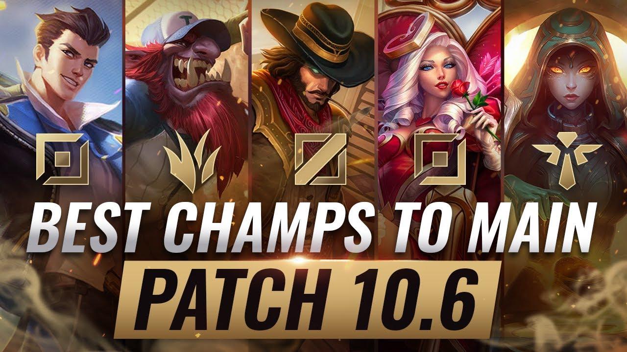 3 BEST Champions To MAIN For EVERY ROLE in Patch 10.6 - League of Legends Season 10 thumbnail